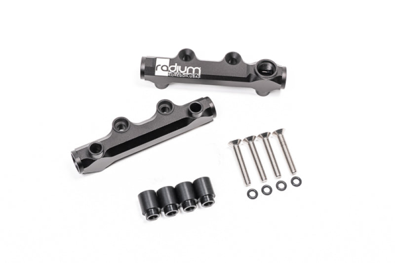 Radium Engineering Top Feed Fuel Rails (w/ Top Port) - 02-21 STI, 02-14 WRX, 06-13 FORESTER, 08-12 LEGACY