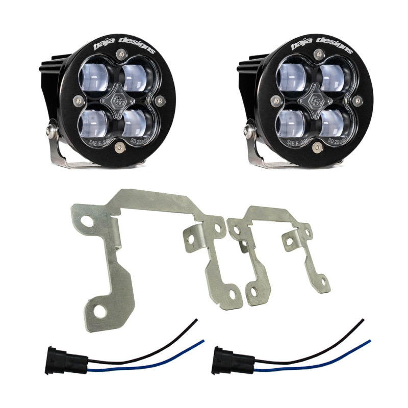 Baja Designs Subaru SAE Squadron Fog Light Pocket Kit - White - SUBARU MODELS