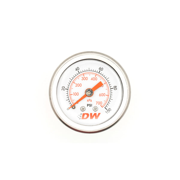 DeatschWerks 0-100 PSI 1/8in NPT Mechanical Fuel Pressure Gauge