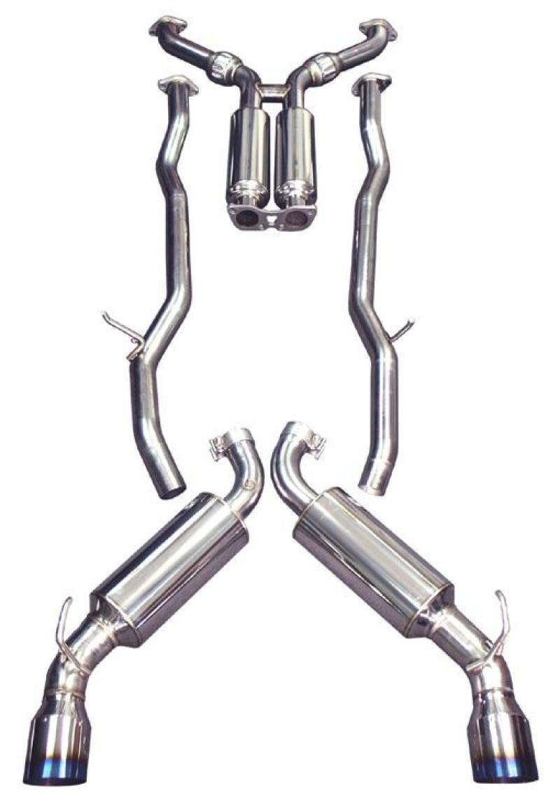 Injen Stainless Steel Exhaust w/ Spiral Embossed Resonator - 13-21 BRZ