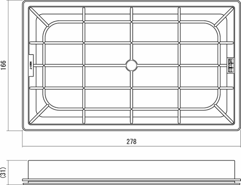 HKS Super Hybrid Panel Air Filter - WRX / STI 2002 - 2007