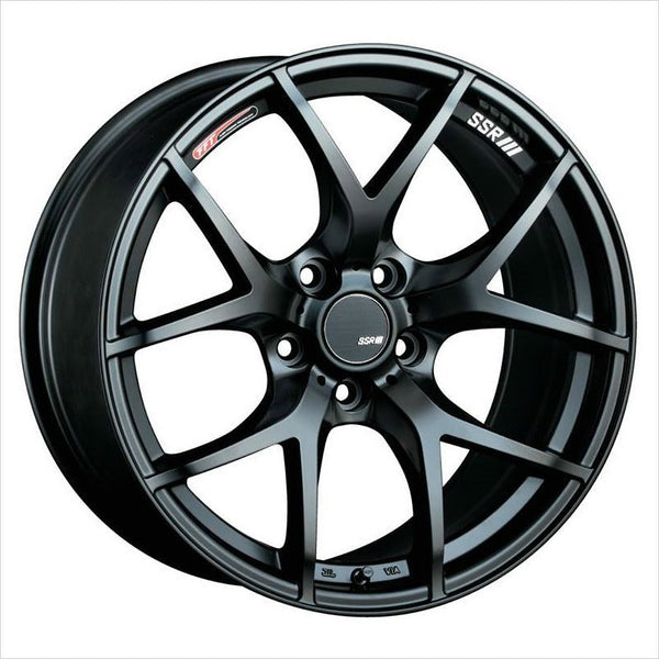 SSR GTV03 18x8.5 5x114.3 40mm Offset Flat Black Wheel