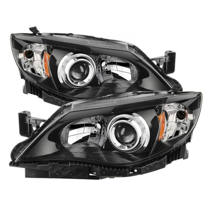 SPYDER PROJECTOR HEADLIGHTS - HALOGEN MODEL ONLY - 08-14 WRX, 08-14 STI
