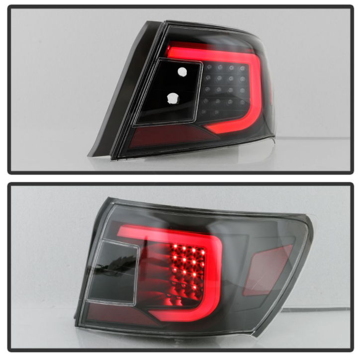 SPYDER V1 LED TAIL LIGHTS - 08-14 WRX SEDAN, 11-14 STI SEDAN, 08-11 IMPREZA SEDAN