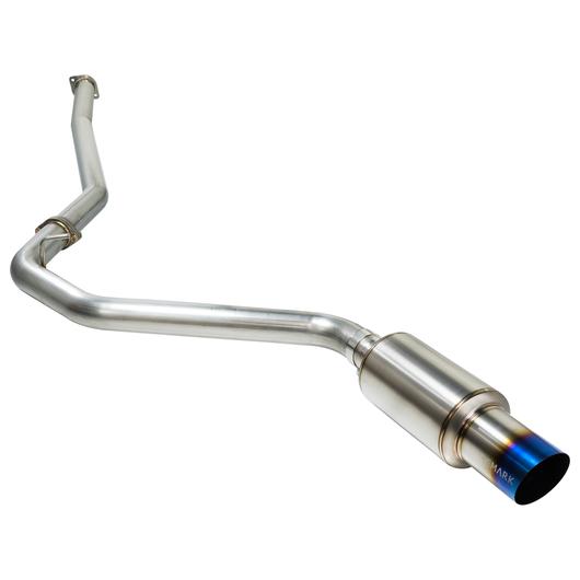 REMARK R1-SPEC CATBACK SINGLE EXIT EXHAUST SYSTEM - TITANIUM MUFFLER - 2015-2021 WRX, 2015-2021 STI