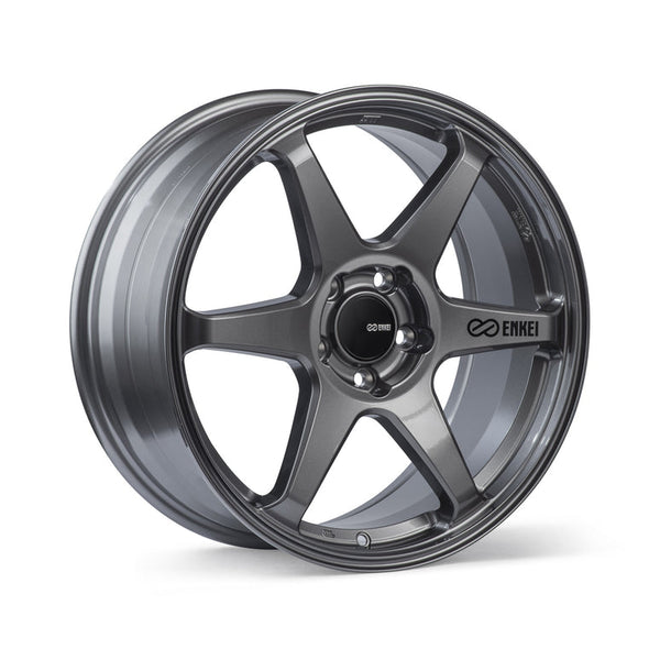 Enkei T6R 18x8.5 38mm Offset 5x114.3 Bolt Pattern 72.6 Bore Gloss Gunmetal Wheel