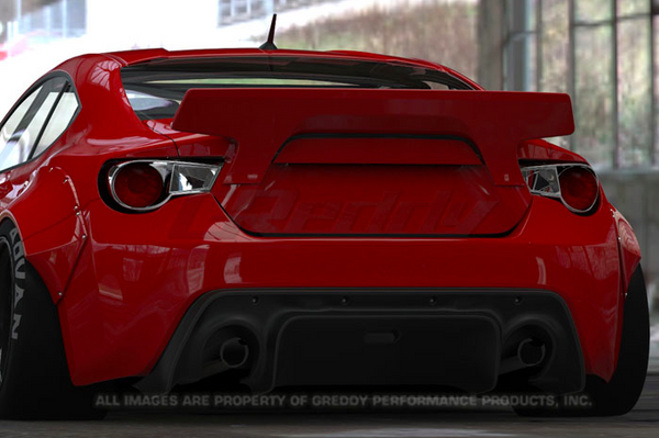 GReddy Rocket Bunny Version 2 Duck Tail Wing - Subaru BRZ 2013-2015