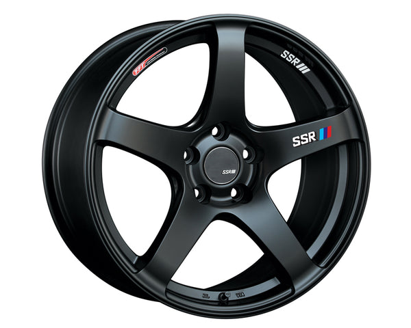 SSR GTV01 18x8.5 5x114.3 40mm Offset Flat Black Wheel