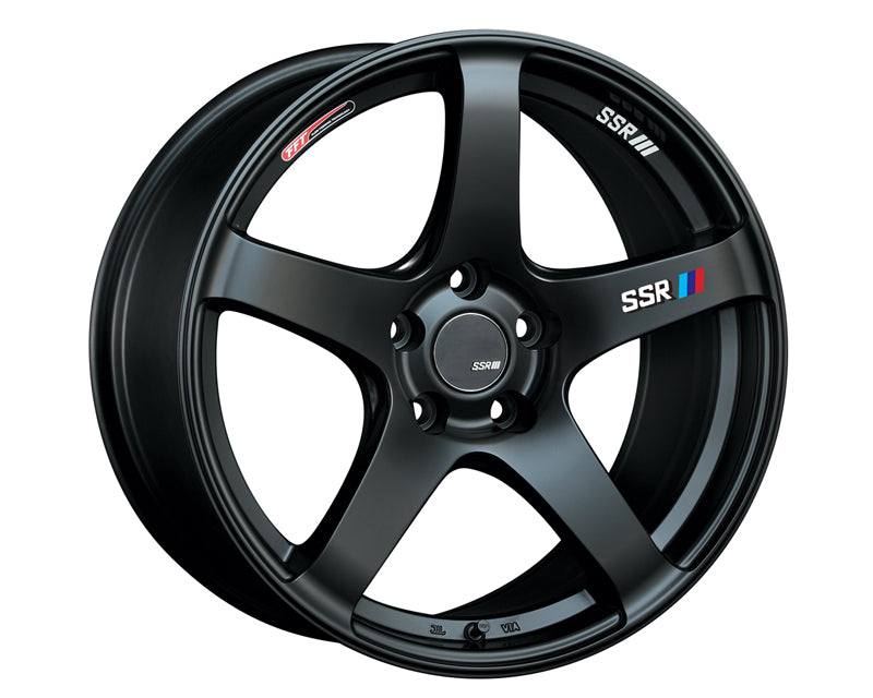 SSR GTV01 18x8.5 5x114.3 40mm Offset Flat Black Wheel