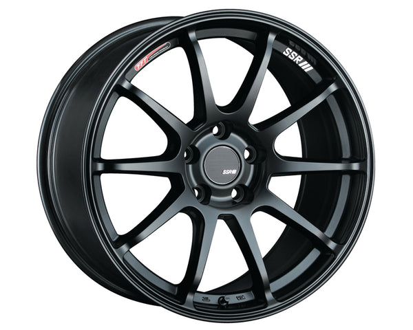 SSR GTV02 18x8.5 5x114.3 40mm Offset Flat Black Wheel