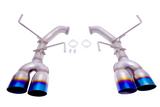 PLM Axle-Back Exhaust - POLISHED OR TITANIUM BLUE TIPS - 2022+ WRX