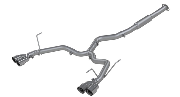 MBRP PRO SERIES 3 INCH STAINLESS STEEL - RACE EXHAUST - STAINLESS TIPS - 15-21 WRX, 15-21 STI