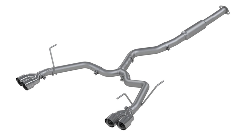 MBRP PRO SERIES 3 INCH STAINLESS STEEL - RACE EXHAUST - STAINLESS TIPS - 15-21 WRX, 15-21 STI