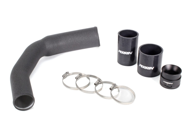 Perrin Charge Pipe - Black - 2022+ WRX, 19-22 Ascent, 20-23 Legacy XT, 22-23 OB Wilderness, 20-23 OBXT