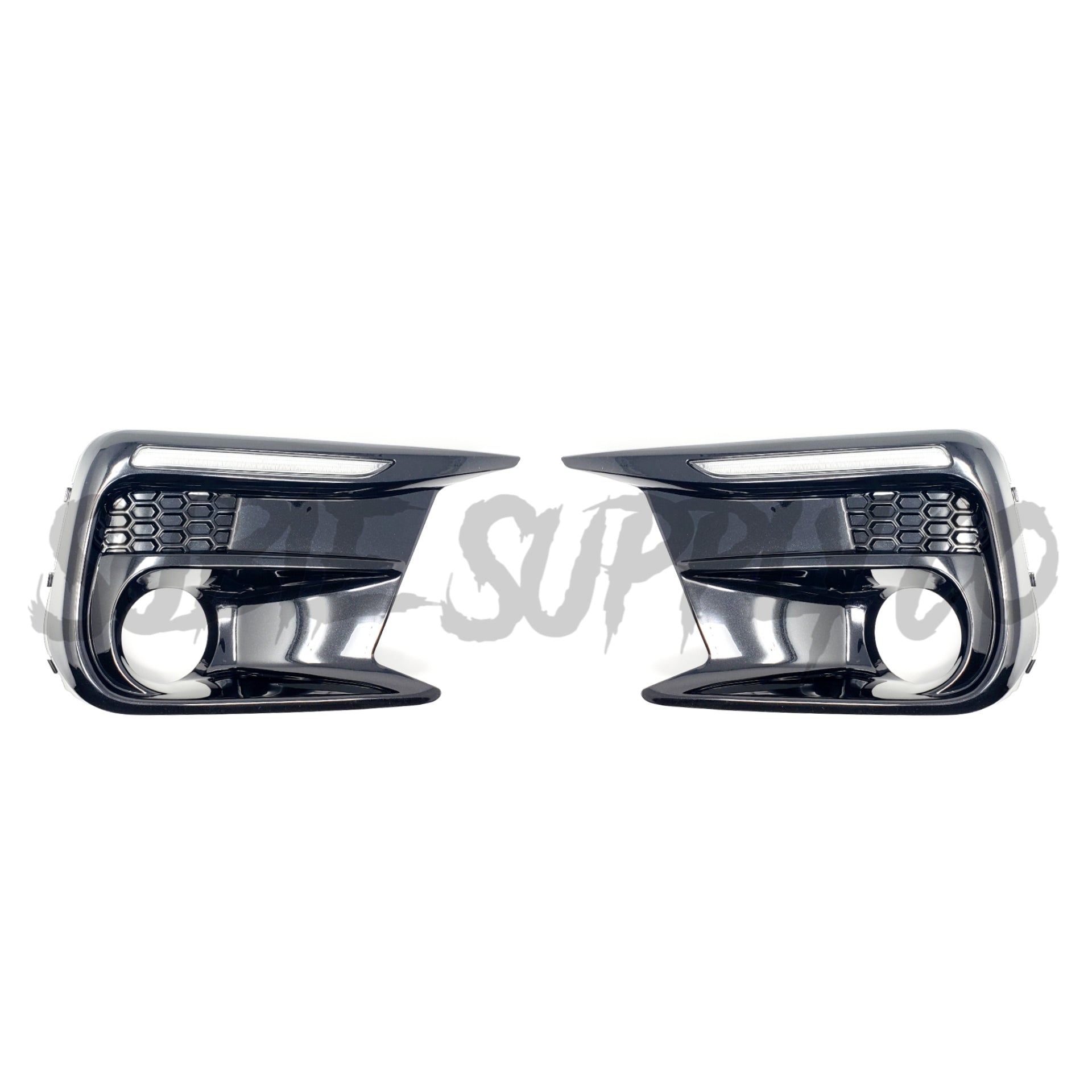 SSC JDM SEQENTIAL LED FOG LIGHT BEZELS w/FOG LIGHT HOLE - 2018+ WRX/STI