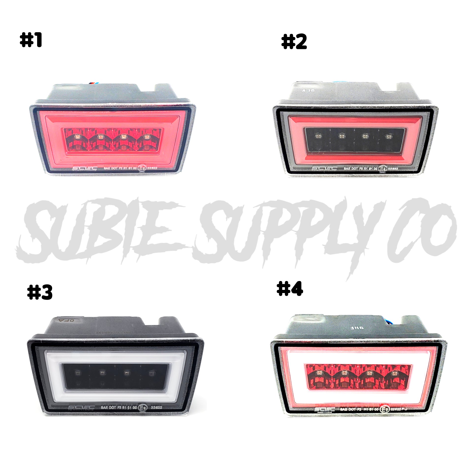 SSC V3 F1 LED REAR FOG/BRAKE LIGHT - WITHOUT QUICK CONNECT HARNESS
