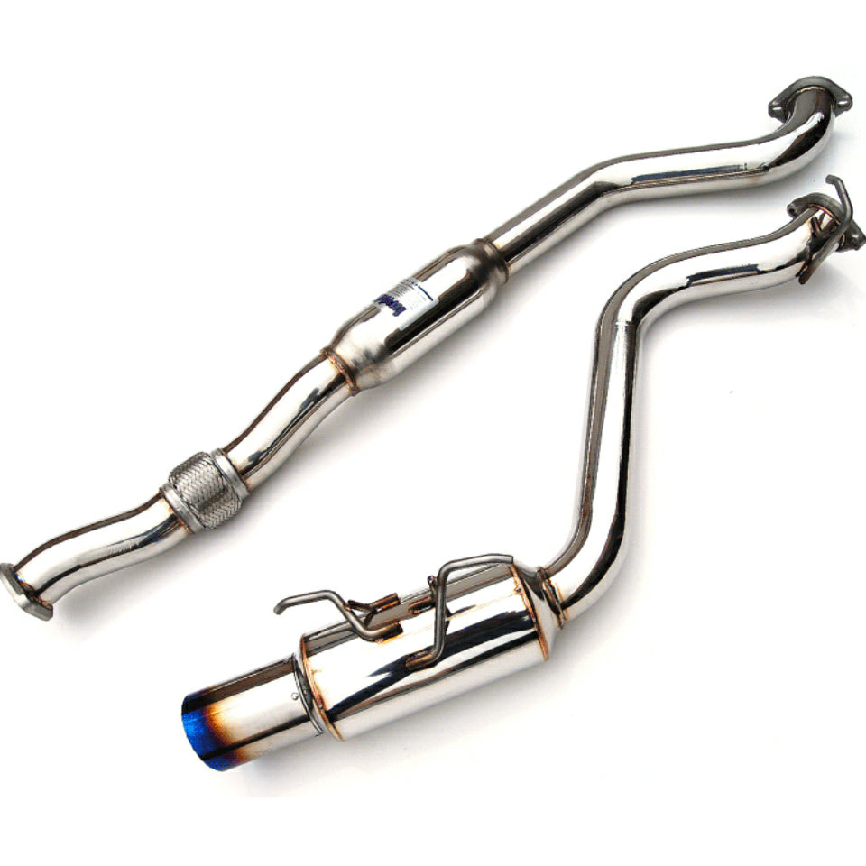 INVIDIA N1 STAINLESS STEEL SINGLE EXIT EXHAUST- TITANIUM TIP - 11-14 STI SEDAN, 08-14 WRX SEDAN