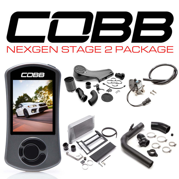 COBB TUNING NEXGEN STAGE 2 REDLINE CARBON FIBER POWER PACKAGE - WRX 2015-2021 (SILVER)