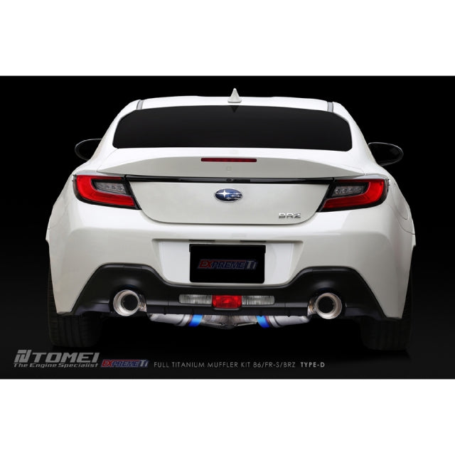 Tomei Type-D Dual-Exit Catback Exhaust - 13-21 BRZ, 2022+ BRZ