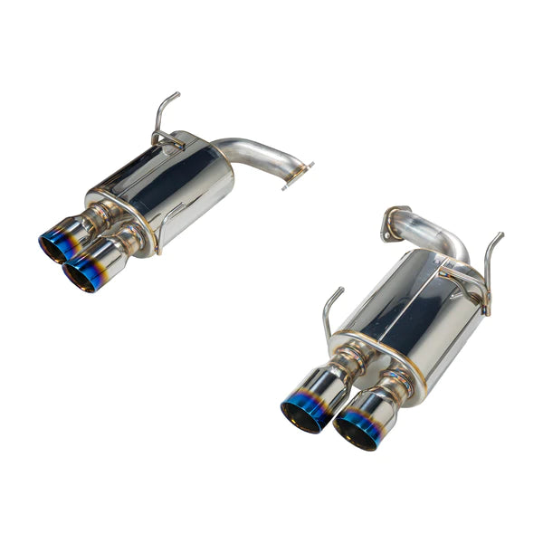 Remark Axle Back Exhaust w/Burnt Stainless Steel Dual Wall Tip - 2022+ WRX