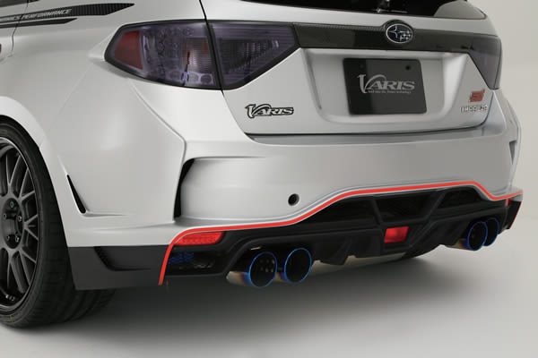 REAR DIFFUSER (FOR VARIS BUMPER) FOR 2008-14 SUBARU WRX [GRB] VASU-178