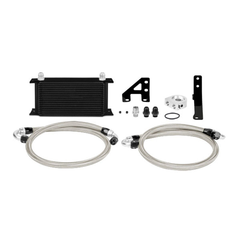 Mishimoto Thermostatic Oil Cooler Kit - Black - 2015-2021 STI