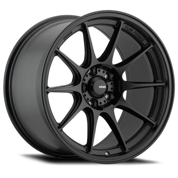 Konig Dekagram 17x8 5x114.3 ET40 Semi-Matte Black