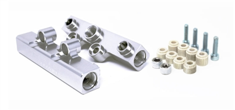 Torque Solution V2 Top Feed Fuel Rails - Silver - 2002-2014 WRX, 2007-2020 STI
