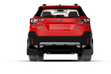 Rally Armor UR Black Mud Flap w/ White Logo  - 2020-2024 Subaru Outback
