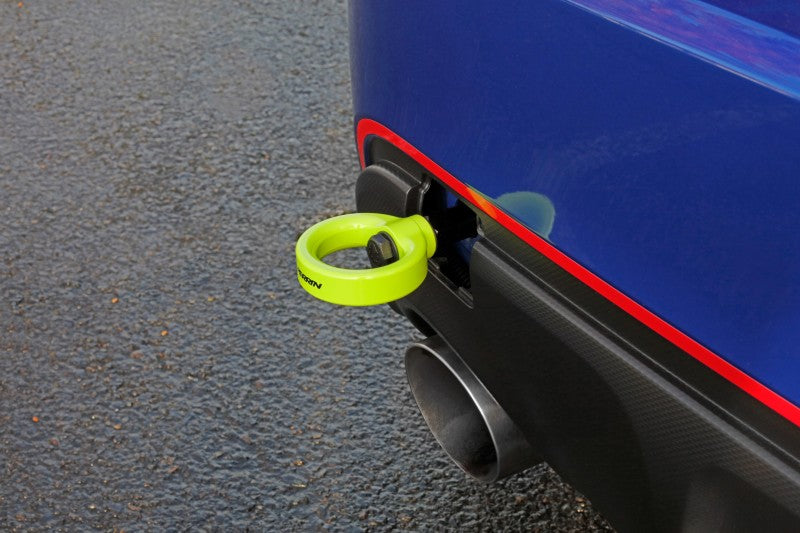 PERRIN REAR TOW HOOK KIT - NEON YELLOW - 2013-2020 & 2022-2026 BRZ, FR-S/86/GR86