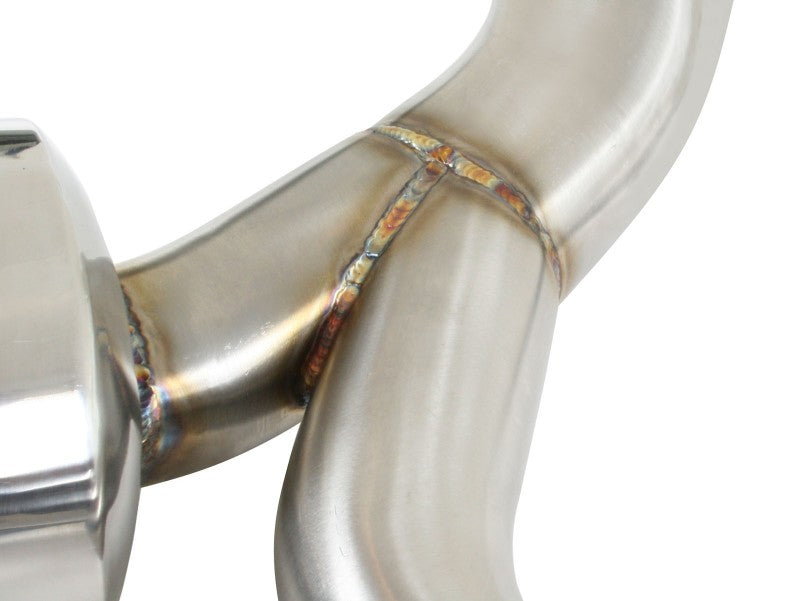 Takeda 2-1/2" 304 Stainless Steel Cat-Back Exhaust System -Burnt tips - 13-21 BRZ, 2022+ BRZ