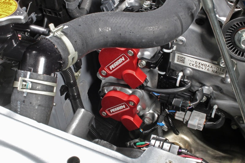 Perrin Cam Solenoid Cover Red - 2013-2021 BRZ