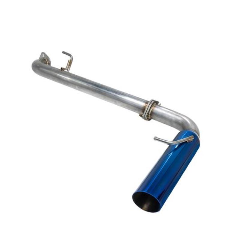 Remark Single-Exit Axleback Exhaust System - BOSO Edition Burnt Blue Stainless Steel Tip - 13-21 BRZ
