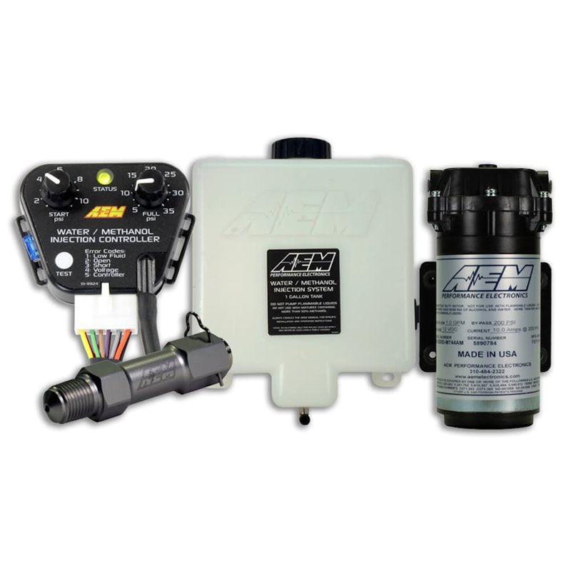 AEM V3 Water/Methanol Injection Kit - 1.15 Gallon Tank - 35 PSI - INTE ...