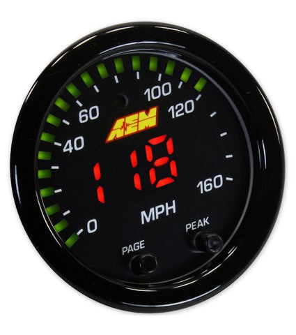 AEM X-Series GPS Speedometer Gauge - UNIVERSAL