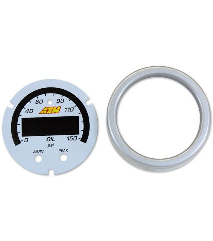 AEM X-Series Oil Pressure Gauge Kit - 0-150psi Accessory Kit