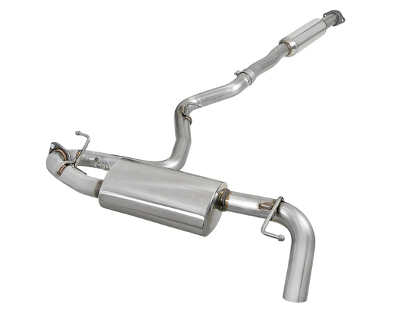 aFe POWER Takeda 2.5in 304 SS Cat-Back Exhaust System - 18-23 Crosstrek 2.0L, 21-23 Crosstrek 2.5L
