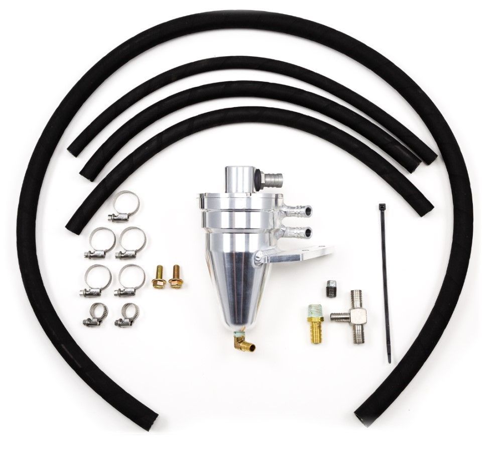 Killer B Air Oil Separator w/ Plumbing Kit - 2015-2021 WRX