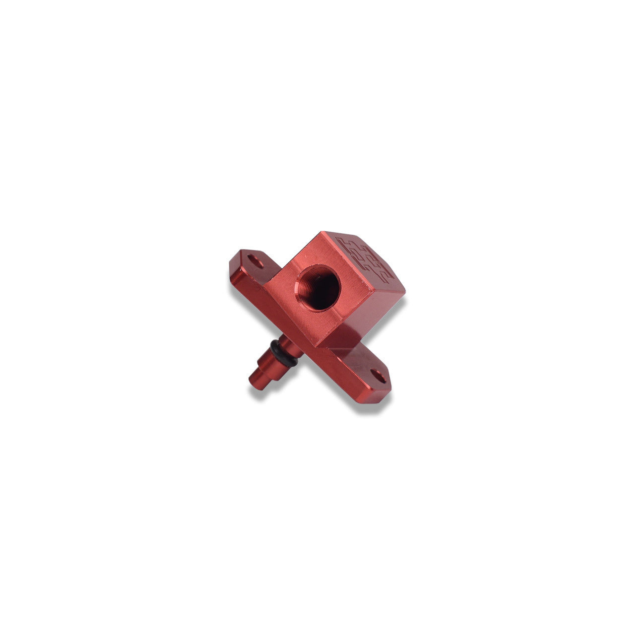IAG MAP Sensor Adapter for 2002-07 Subaru WRX, 04-21 STI, 04-08 FXT - Red Finish