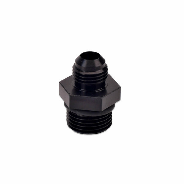 IAG Performance -6 AN to -8 ORB Aluminum Fitting (Black Anodized Finish)