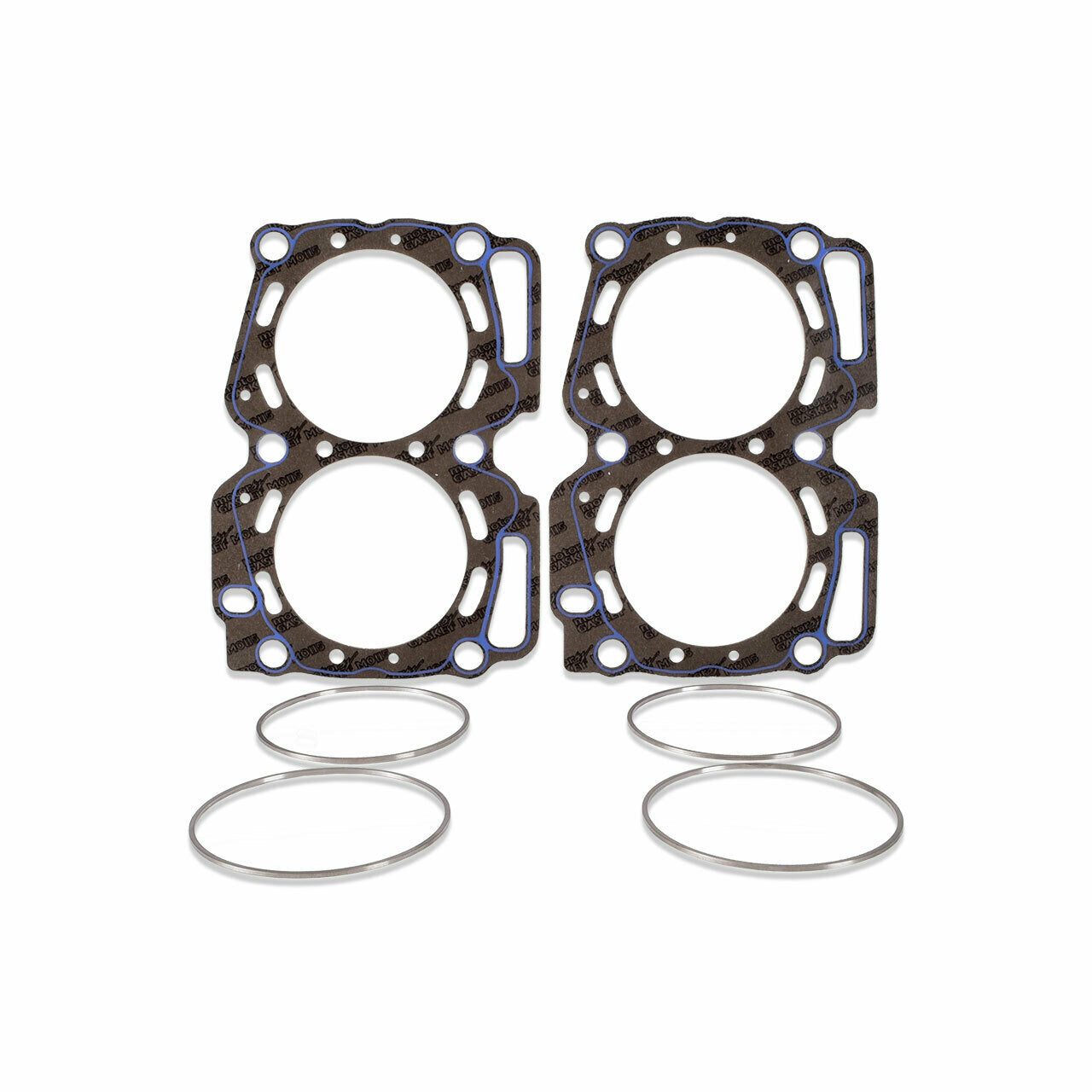 IAG Fire-Lock 2.5L Head Gaskets (1 Pair w/ Fire-Lock Rings) for Subaru EJ25 / EJ257, 100mm, .051", for 14mm Head Studs