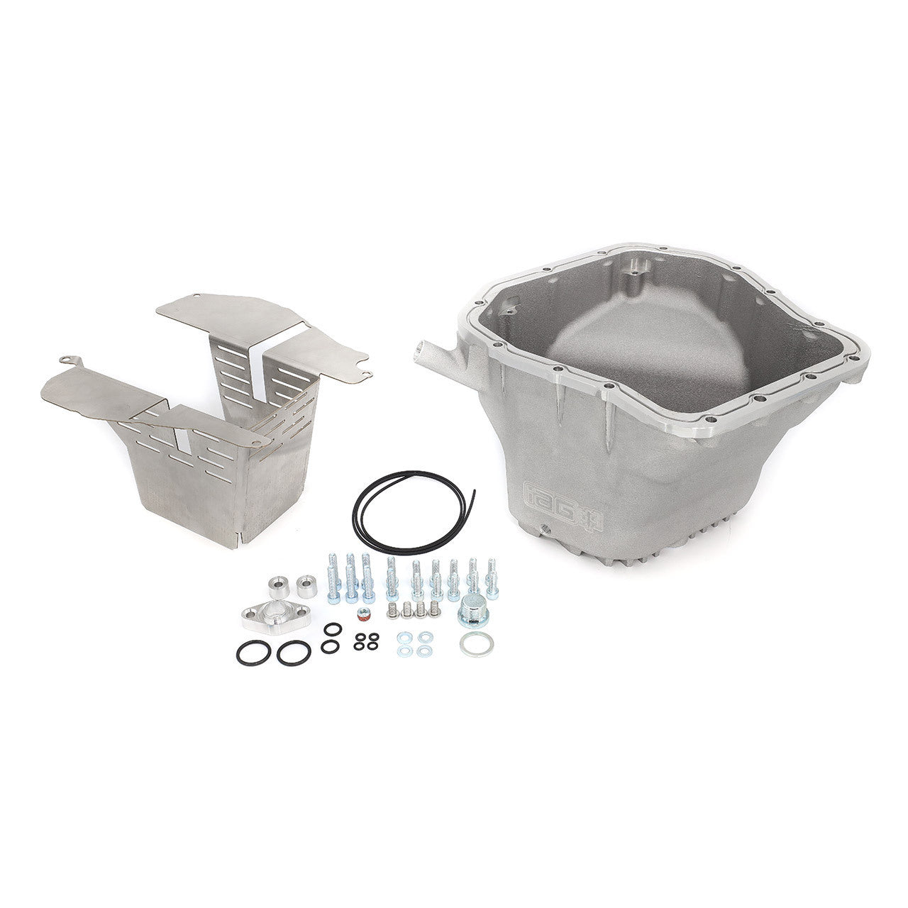 IAG Performance EJ Street Series Oil Pan - 02-14 WRX, 04-21 STI, 05-09 LGT, 04-13 FXT (Silver)