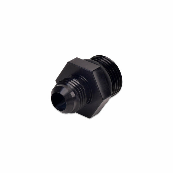 IAG Performance -6 AN to -8 ORB Aluminum Fitting (Black Anodized Finish)