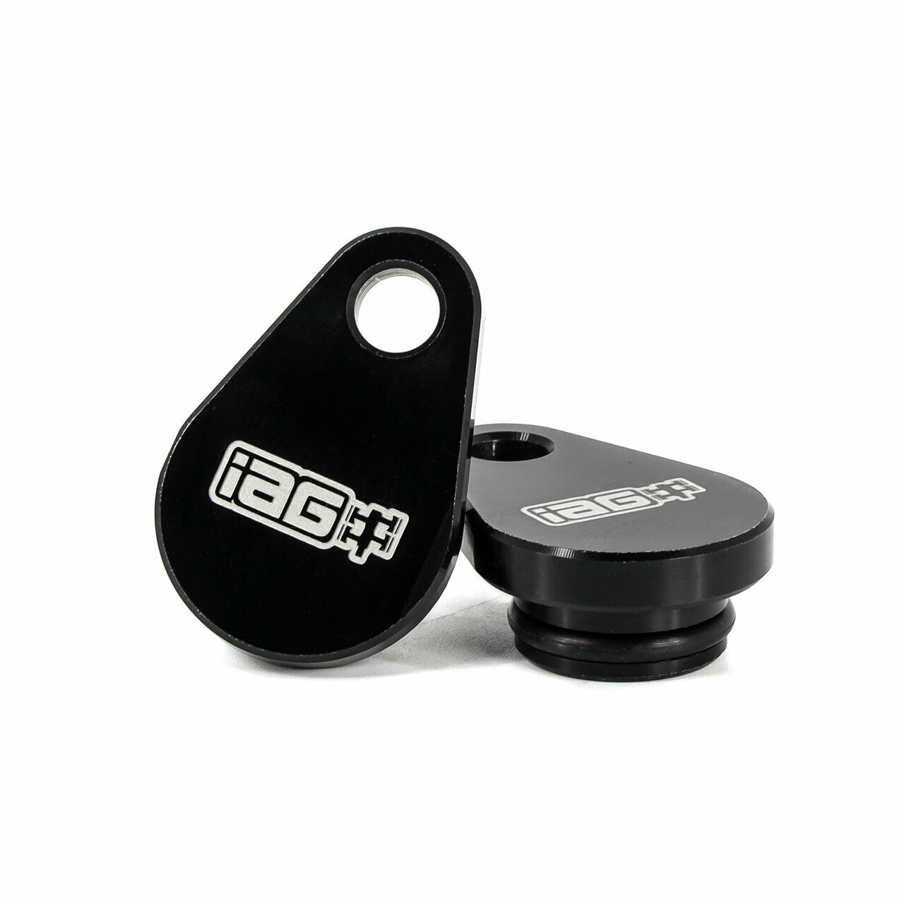 IAG Black AVCS Camshaft Sensor Plugs (Pair) - 2002-05 Subaru WRX w/ USDM AVCS Heads