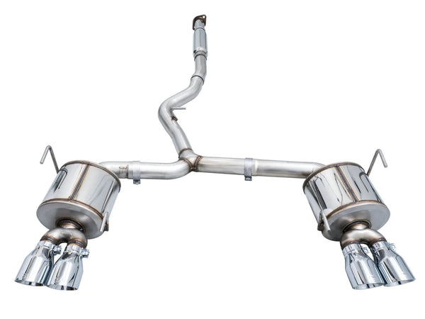 AWE Touring Edition Catback Exhaust w/ Chrome Silver Tips - 2022+ WRX