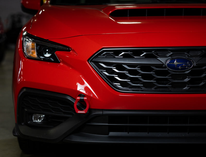 Mishimoto Front Tow Hook Red - 2022+ Subaru WRX