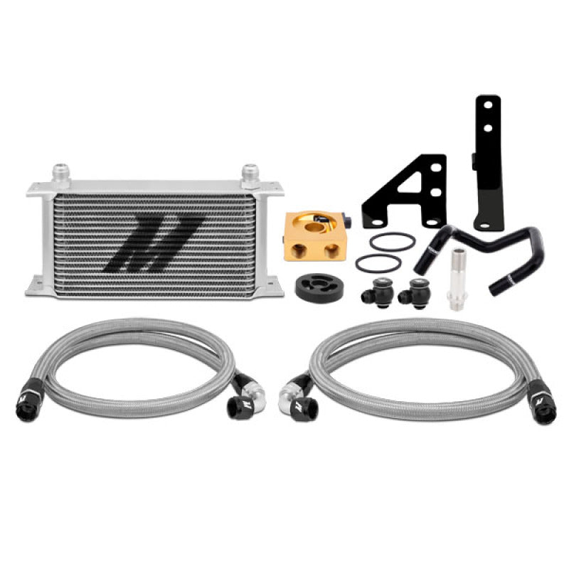 Mishimoto Thermostatic Oil Cooler Kit - Silver - 2015-2021 WRX