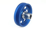 Perrin Crank Pulley - BLUE - 2022 WRX, 2022 BRZ, 2018-2022 Crosstrek, 2019-2022 Ascent, 2019-2022 Forester, 2020-2022 Outback, 2020-2022 Legacy