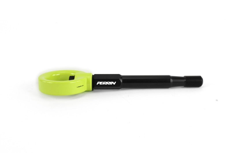 Perrin Tow Hook Kit (Rear) - Neon Yellow - Black - 2022+ WRX, 18-23 Crosstrek