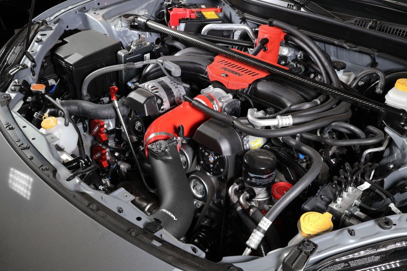 Perrin Silicone Inlet Hose - Red - 22+ Subaru BRZ/Toyota GR86